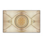Decorative Heavy Duty Floor Mat — Elegant Gold Mandala Design