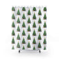 Festive Christmas Shower Curtain, Holiday Decor, Bathroom Accessories, Winter Decoration, Unique Gift for Home