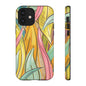 Vibrant Phone Case with Colorful Leaf Design, Tough Cases for Nature Lovers, Eco-Friendly Gift, Summer Vibes, Floral Phone Cover