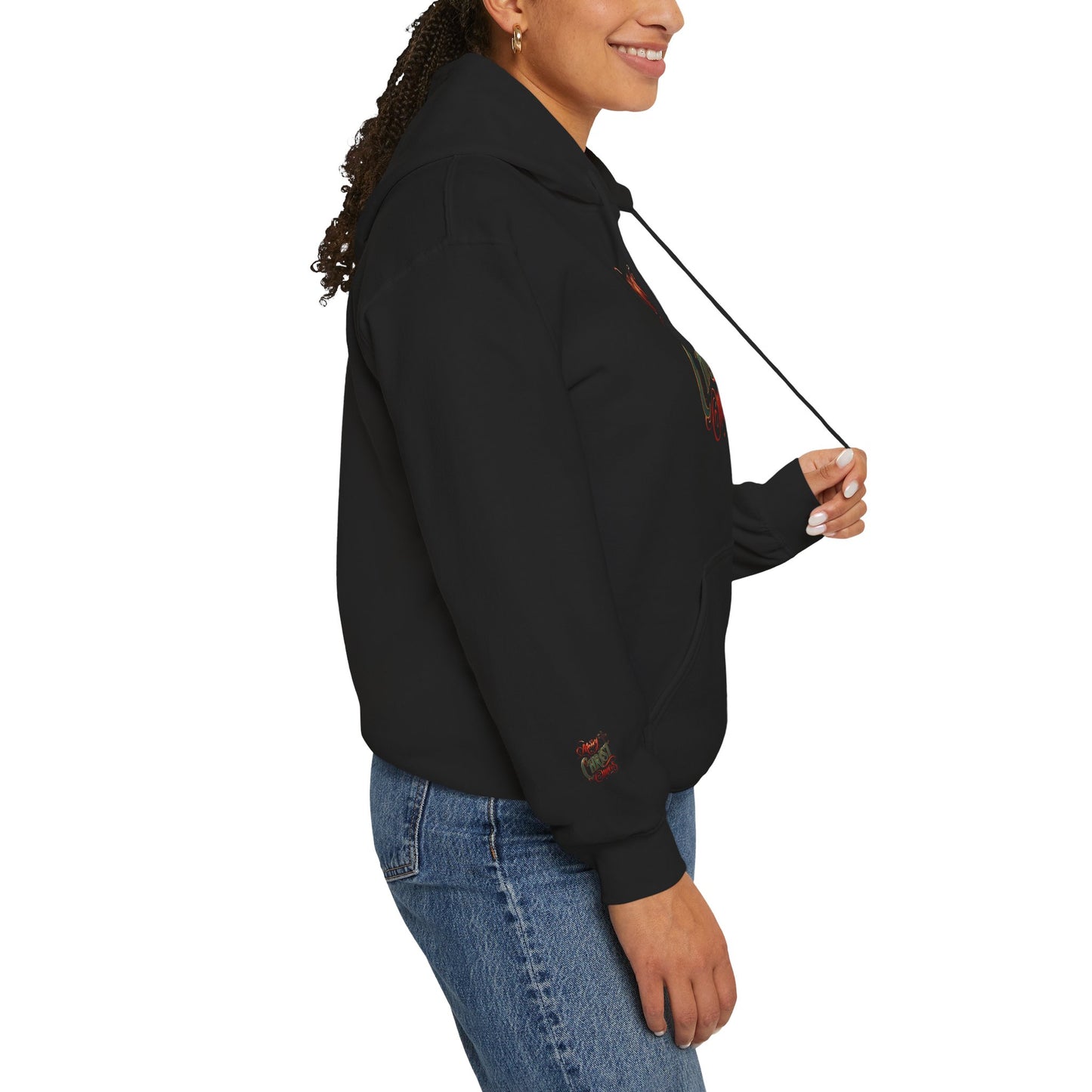 Merry Christmas Hoodie, Cozy Unisex Sweatshirt for Holiday Gatherings, Festive Gift Idea for Him/Her, Winter Apparel, Christmas Sweater