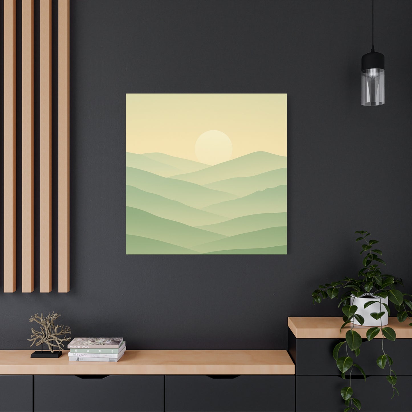Matte Canvas, Stretched, 1.25" Sunset or Sunrise