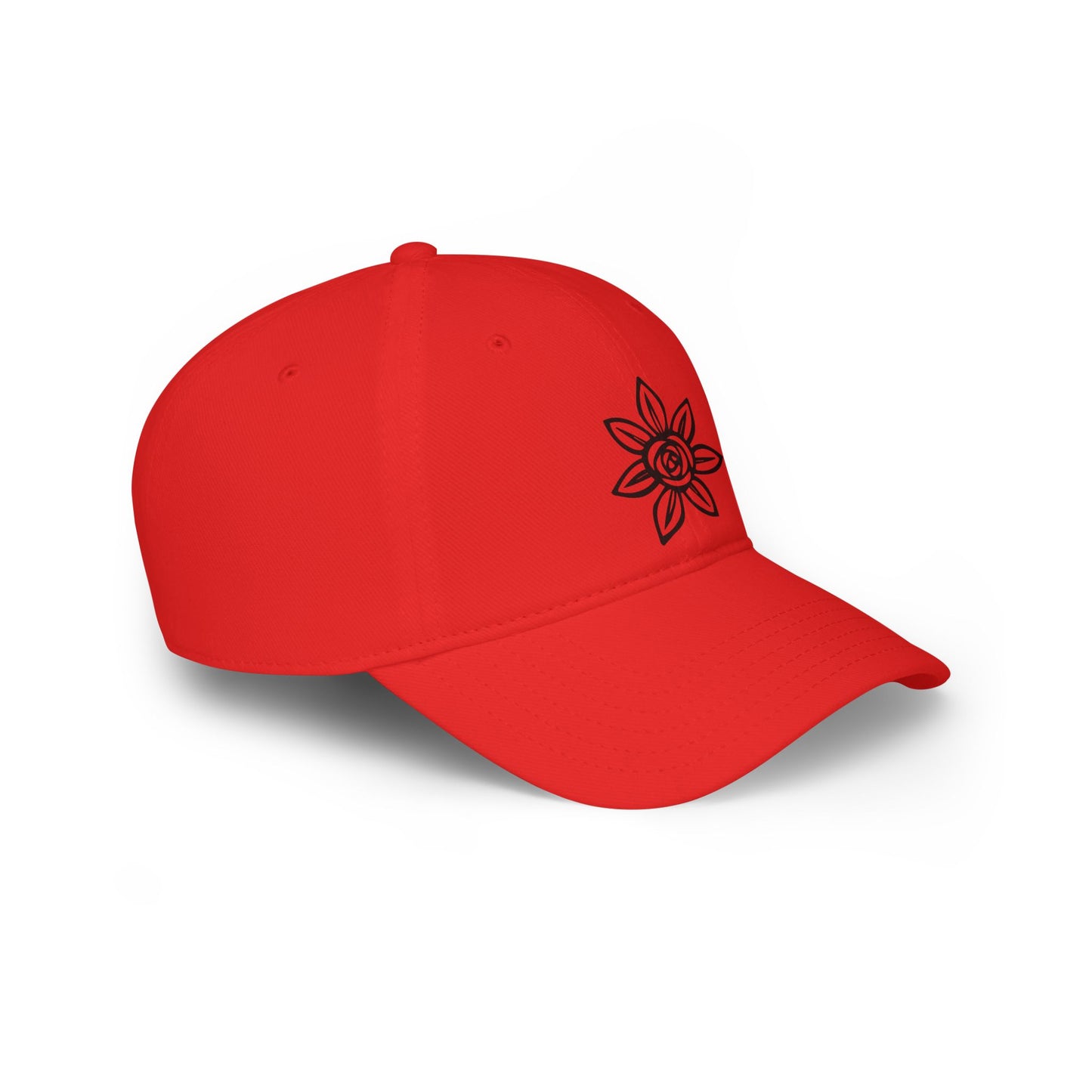 Stylish Floral Low Profile Baseball Cap, Casual Hat, Summer Accessory, Gift for Her, Trendy Headwear, Everyday Wear