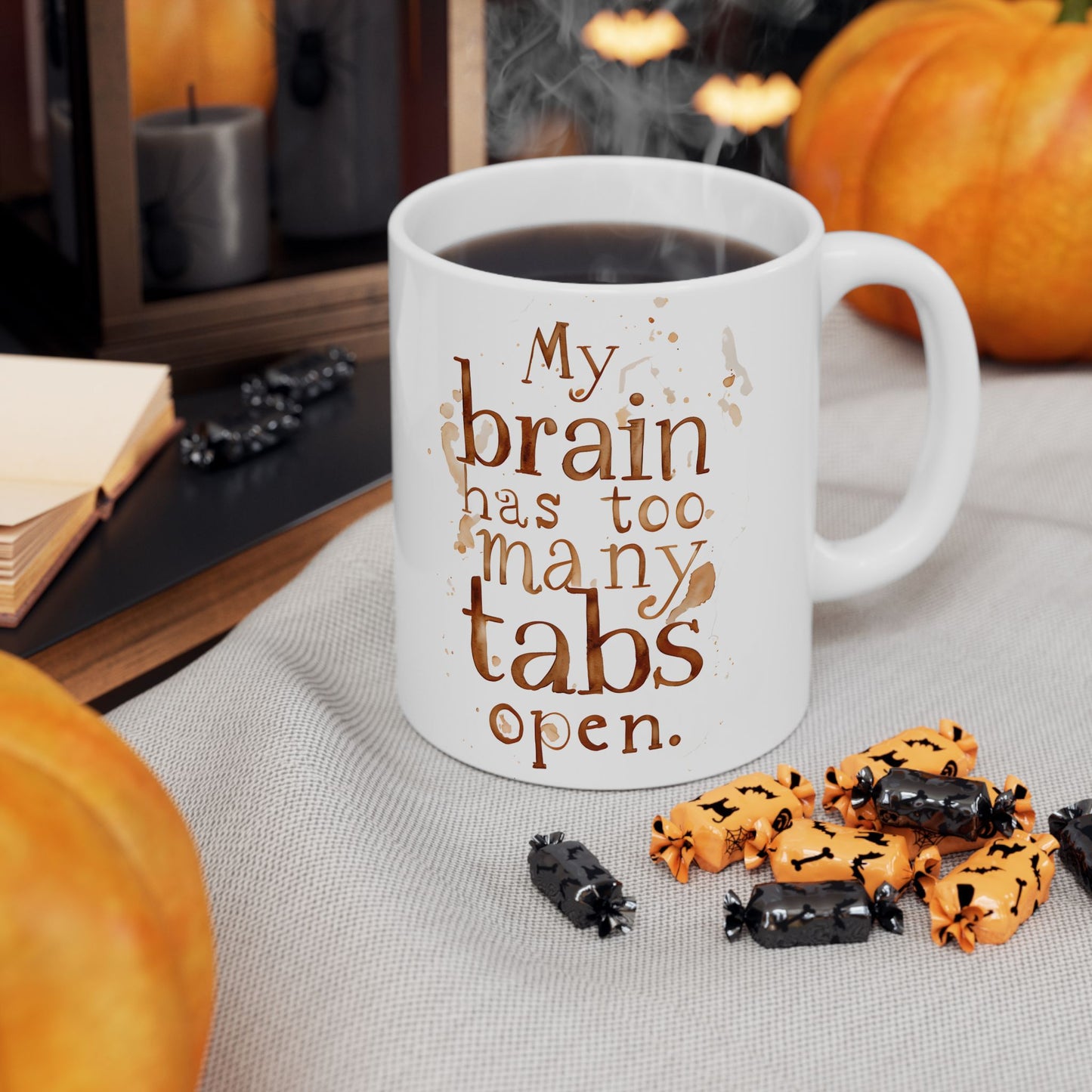 Coffee Lover's Ceramic Mug - Perfect Gift for Birthdays, Holidays, and Coffee Enthusiasts, Unique Kitchen Decor, 11oz or 15oz