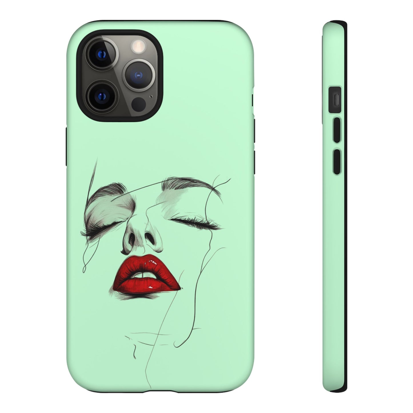Stylish Phone Case, Artistic Phone Cover, Trendy Tech Accessory, Unique Cell Phone Protector, Gift for Her, Modern Aesthetic