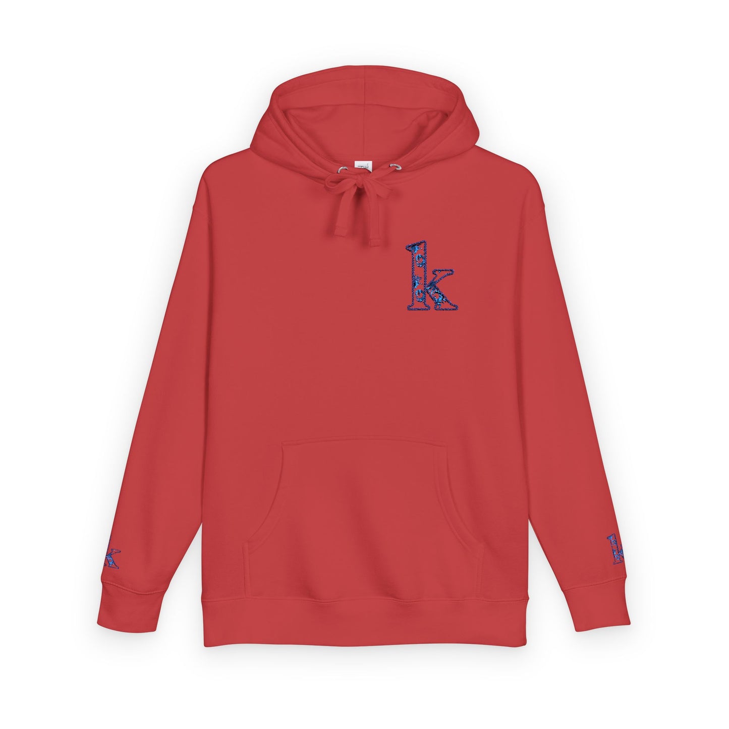 Cozy Floral Monogram Fleece Hoodie for Unisex - Perfect Gift for Birthdays, Valentine’s Day, Casual Wear, Adventure