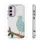 Birdsong Phone Case — Cute Blue Bird on Branch Protective Case