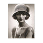 Vintage 1920s Flapper Portrait Canvas