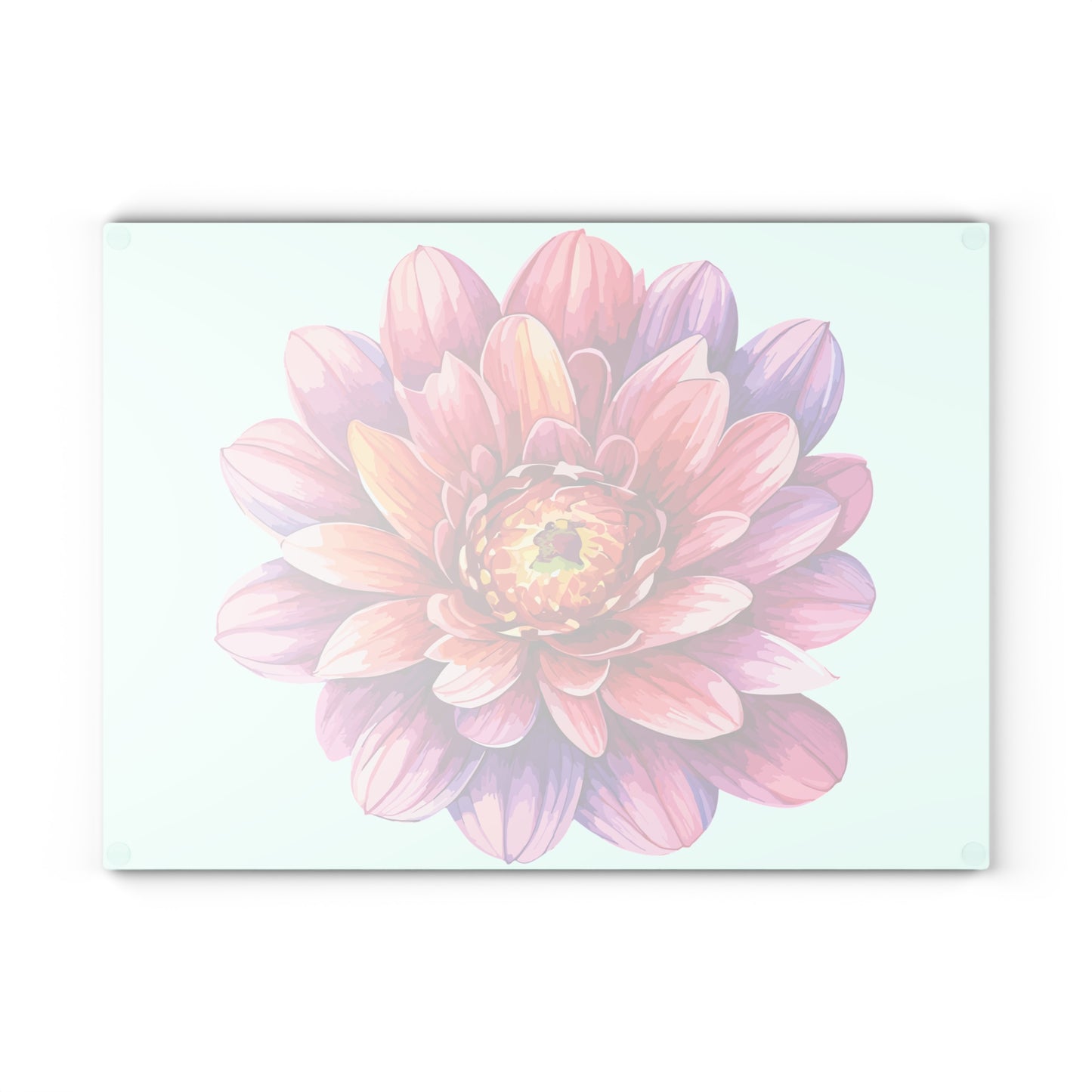 Floral Glass Cutting Board
