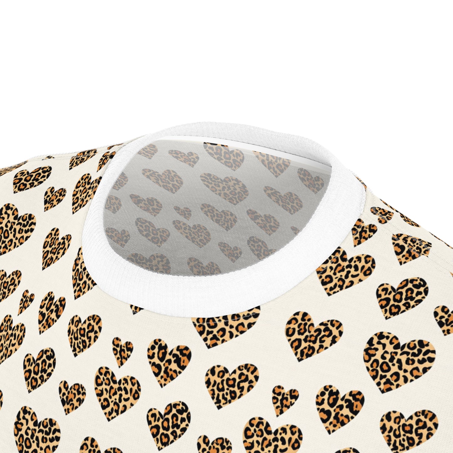 Leopard Heart All-Over Print Tee