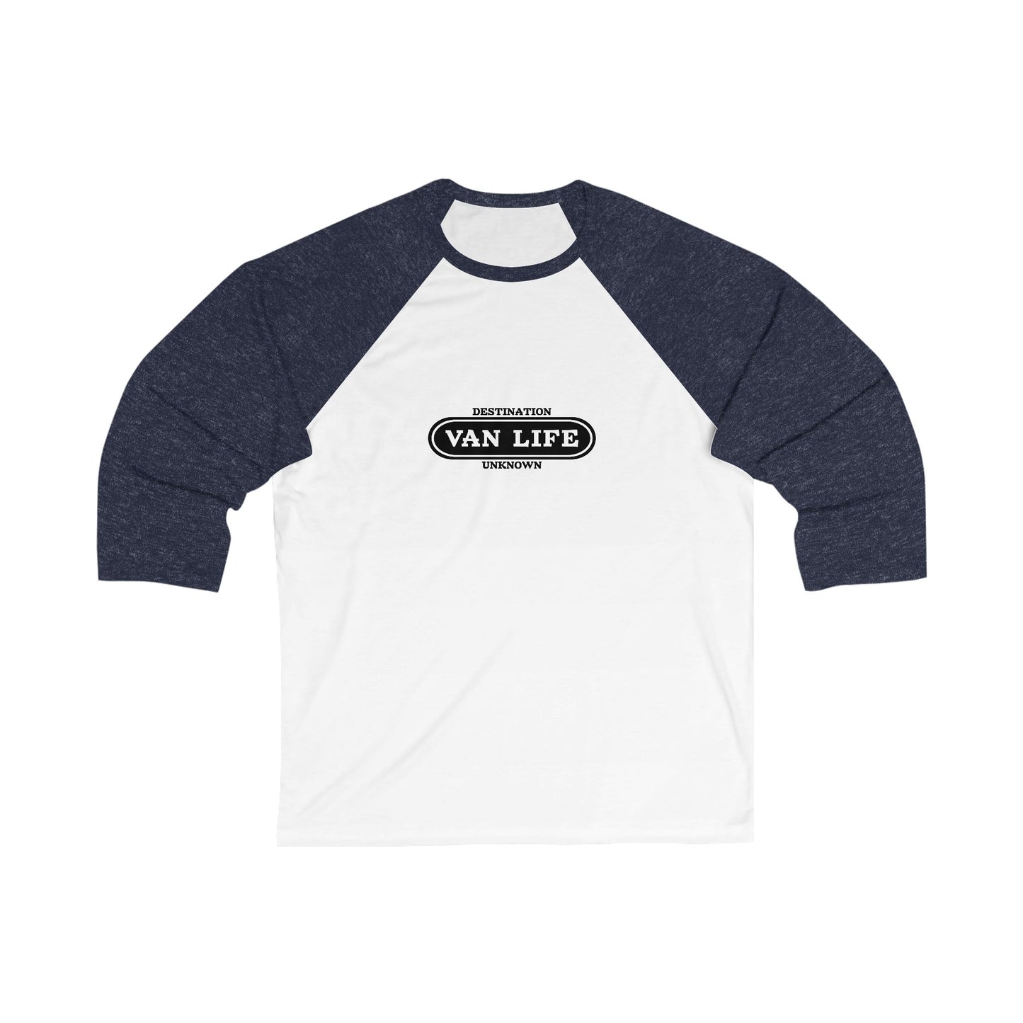 Van Life Unisex 3/4 Sleeve Baseball Tee - Perfect for Road Trips