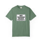 Unisex Garment-Dyed T-Shirt with Bold 'No Trespassing' Design
