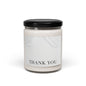 Thank You Soy Candle — 9oz Scented Jar Candle (Gratitude Gift)