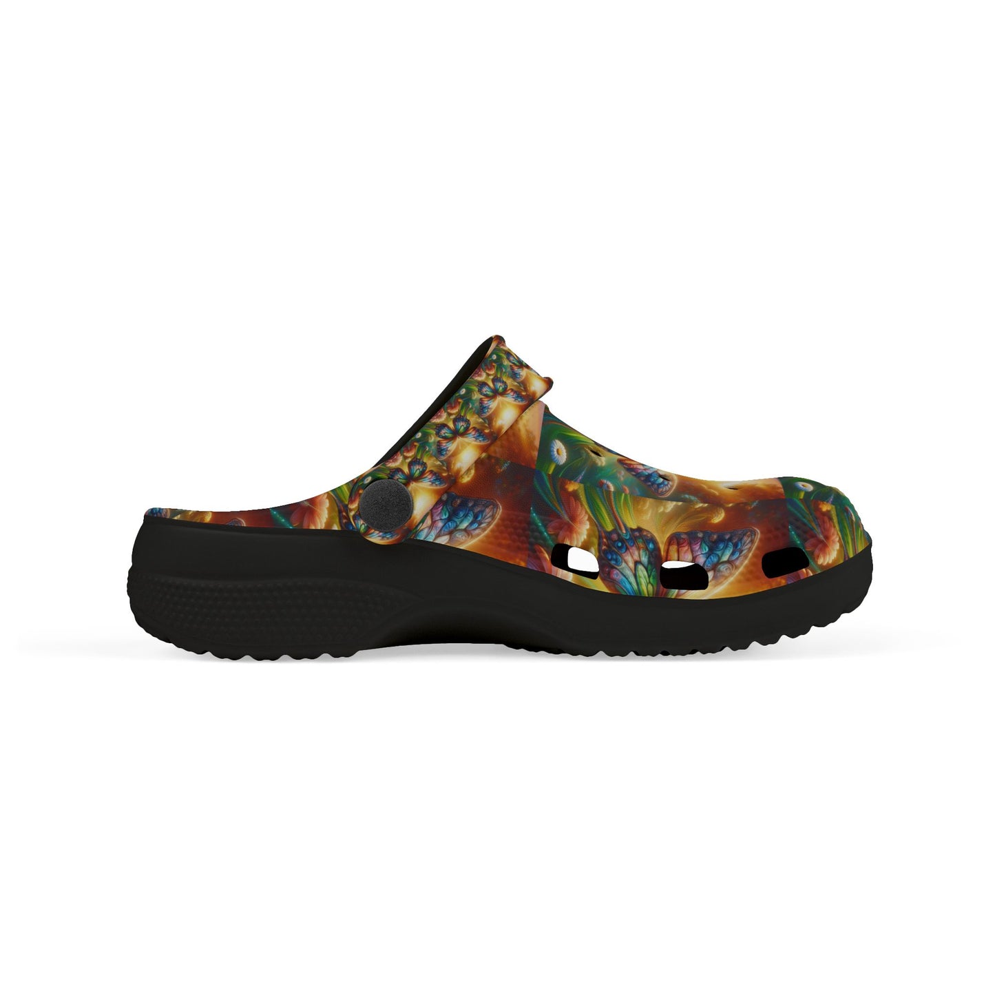 Colorful Butterfly Clogs for Kids - Fun Summer Footwear