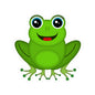 Cute Frog Kiss-Cut Stickers for Laptops, Water Bottles, Kids' Crafts, Fun Decor, Gift for Nature Lovers
