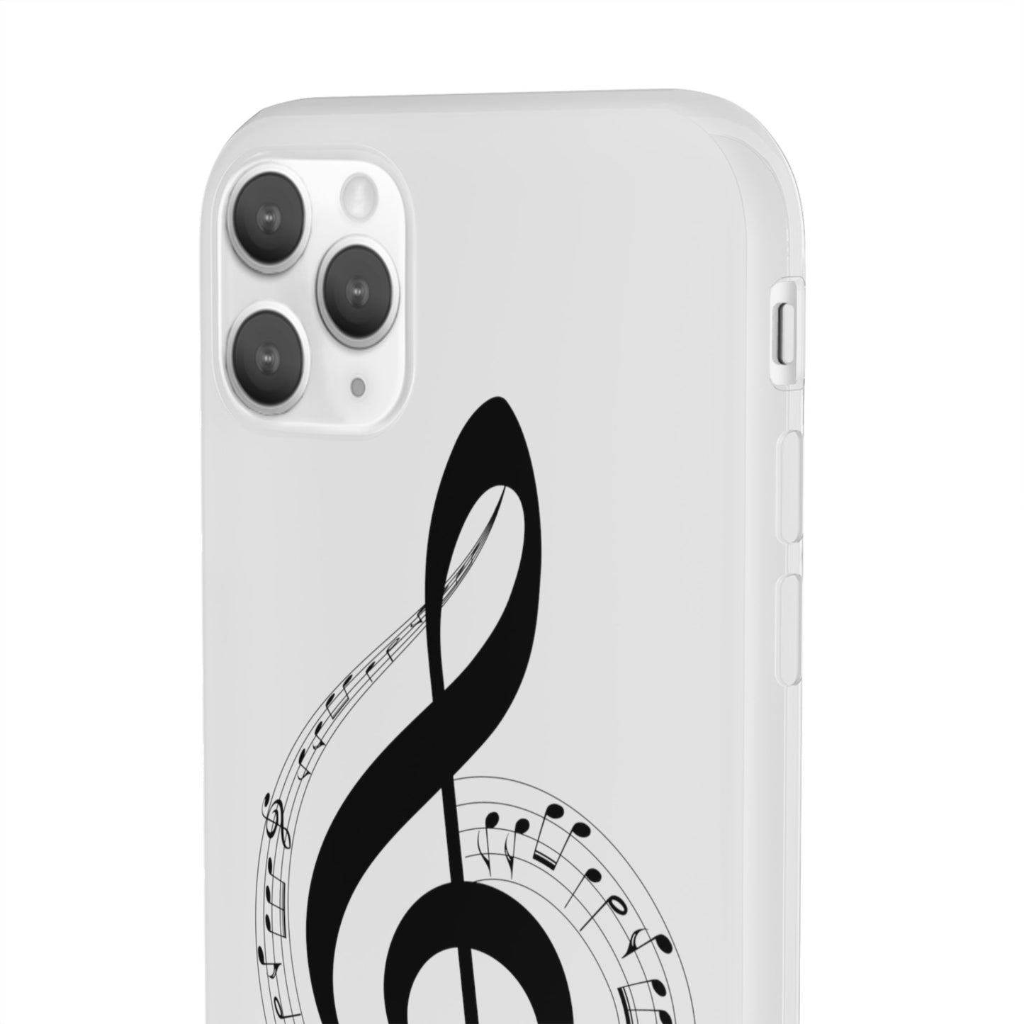 Phone Case — Musical Treble Clef Design