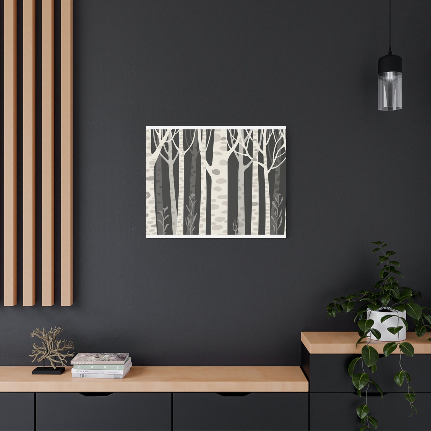 Matte Canvas, Stretched, 1.25" - Trees