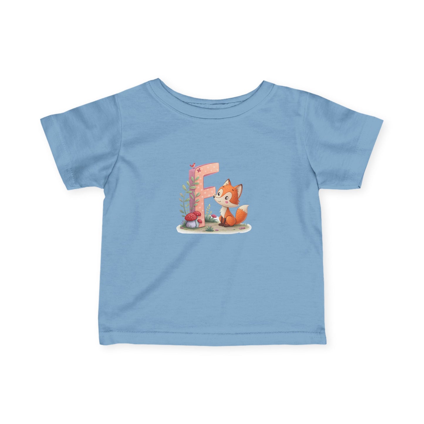 Whimsical Fox Infant Tee, Cute Kids Shirt, Personalized Baby Clothing, Baby Shower Gift, Eco-Friendly Toddler Tee