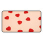 Desk Mat - Scattered Red Hearts Valentine Mouse Pad for Romantic Gift