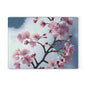 Elegant Floral Glass Cutting Board
