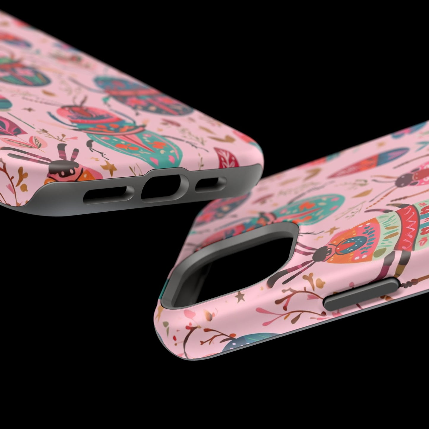 Phone Case — Colorful Boho Beetle Magnetic Impact-Resistant Cover