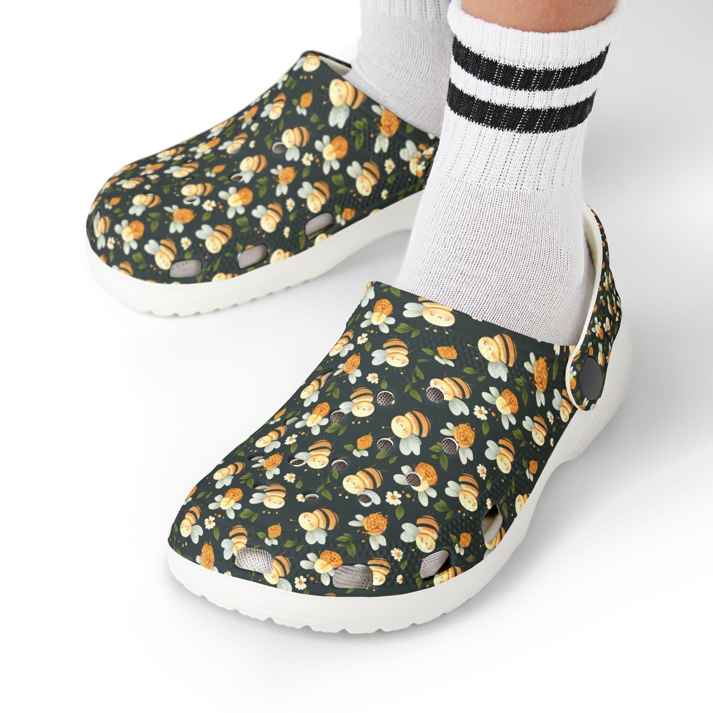 Floral Kid's Foam Clogs