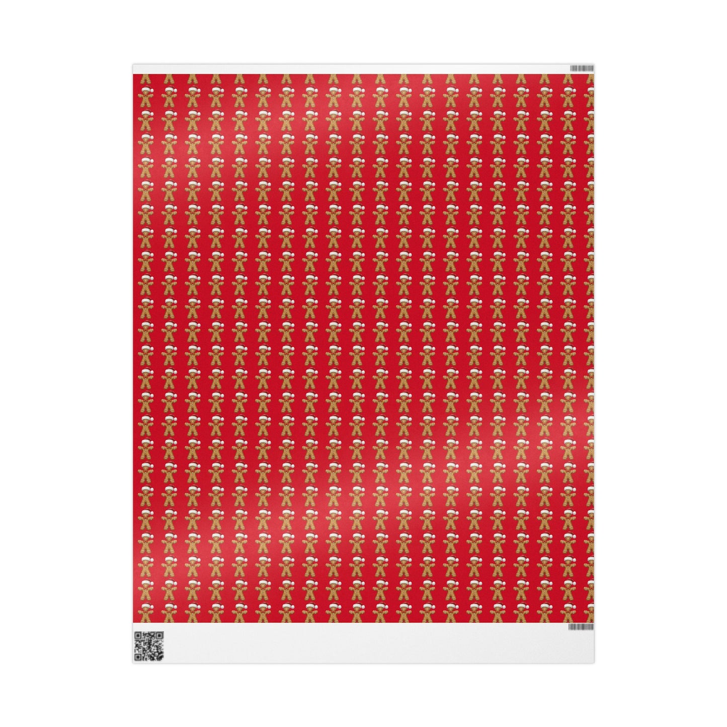 Festive Wrapping Paper for Gift-Giving, Christmas Wrap, Holiday Decorations, Gift Wrap for Birthdays, Gingerbread Theme