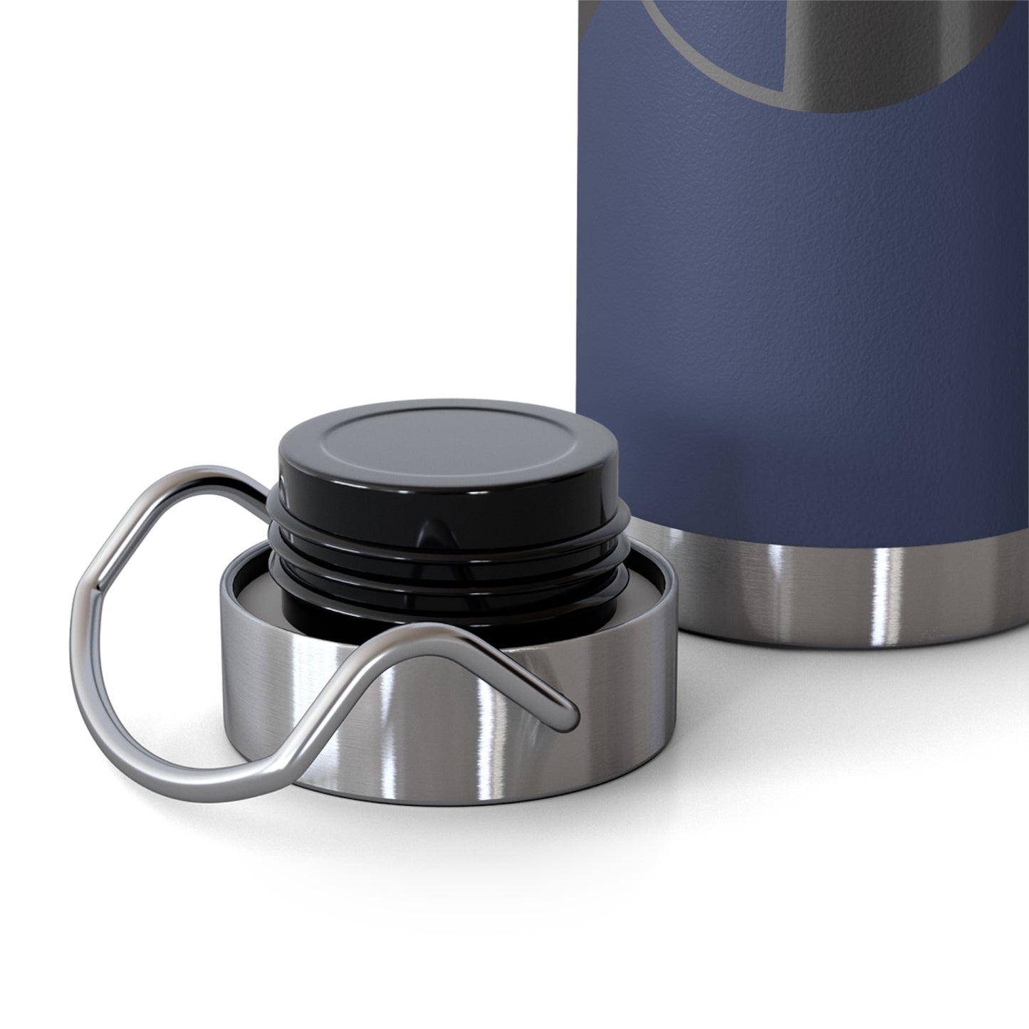 Stylish Copper Insulated Water Bottle for On-the-Go Hydration | Fitness, Travel, Eco-Friendly Gift, Unique Design, 22oz