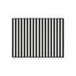 Black & White Striped Heavy Duty Floor Mat — Durable Entrance Rug for Home, Office & Garage