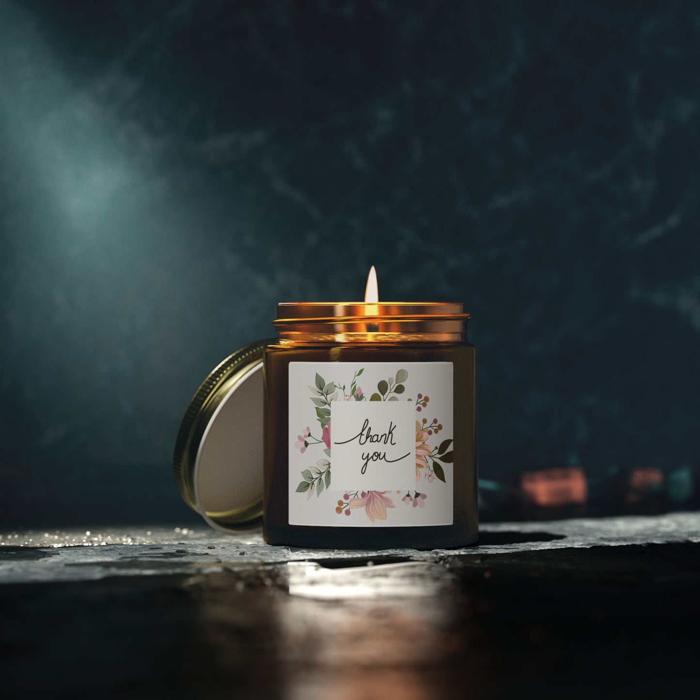 Thank You Scented Candle — Coconut Apricot Wax (4oz & 9oz)
