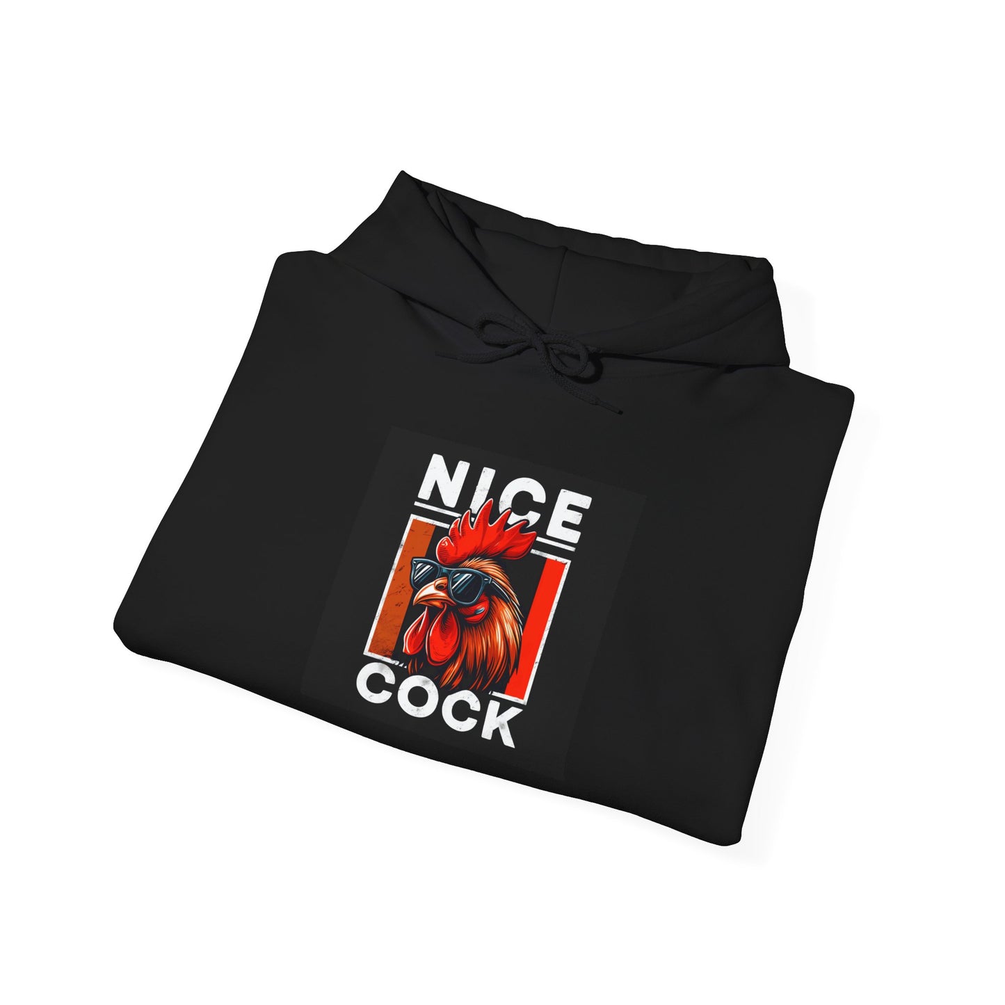 Rooster Graphic Hoodie – "Nice Cock" Bold Farmhouse Pullover