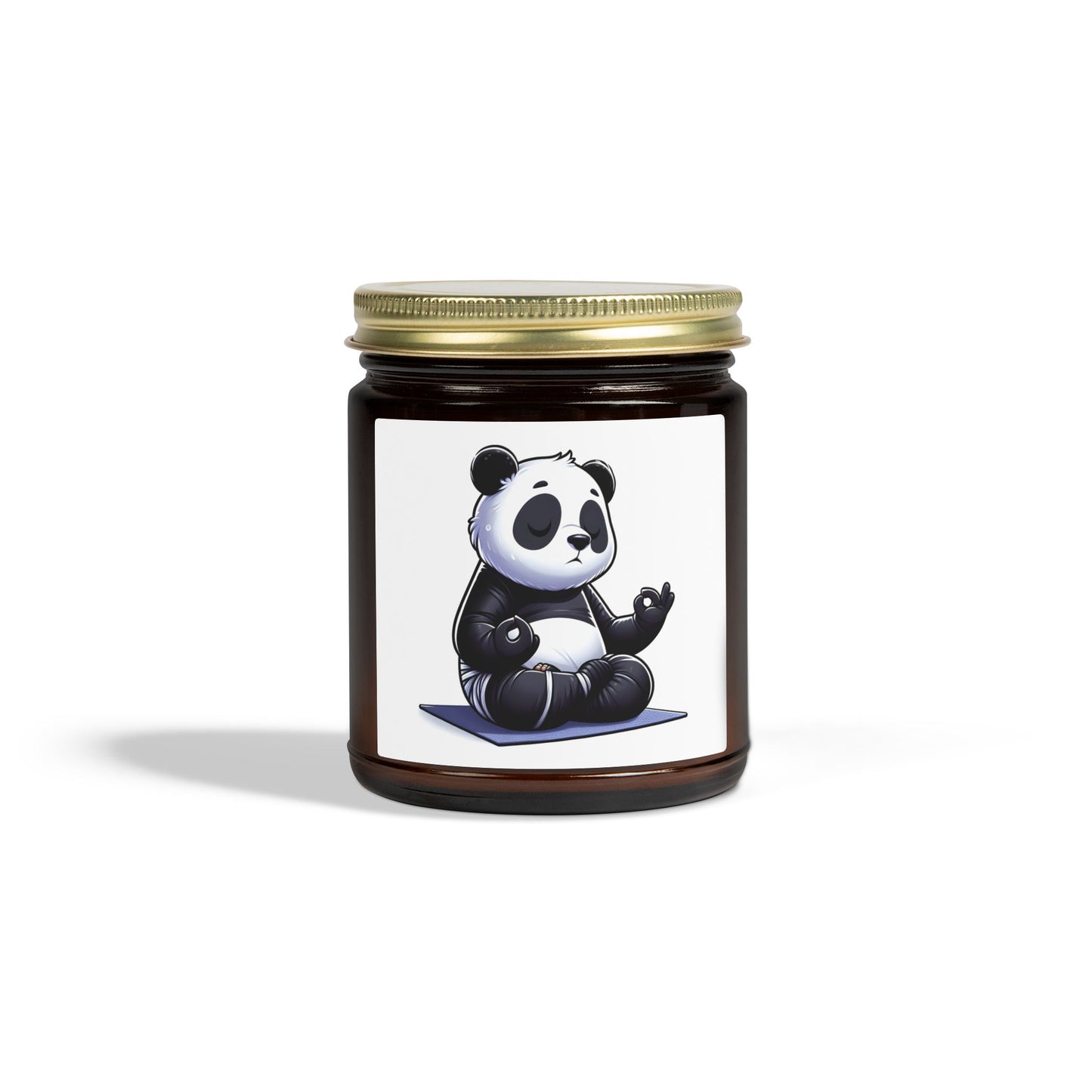 Scented Candle — Relaxing Panda Meditation Jar (4oz & 9oz)