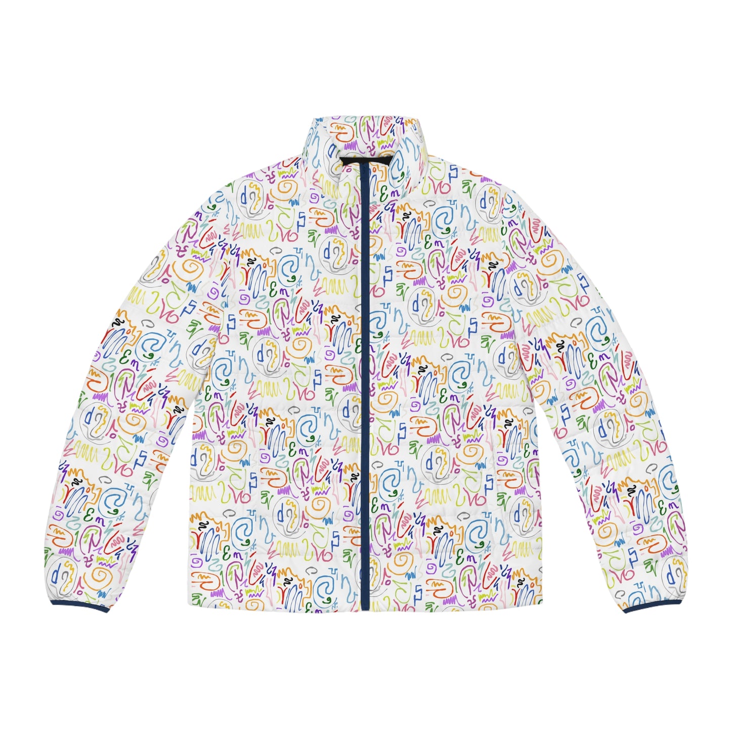 Colorful Men's Puffer Jacket