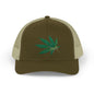 Cannabis Leaf Snapback Trucker Cap | Stylish Hat for Weed Enthusiasts | Perfect for Festivals, Parties, Gifts, and Outdoor Adventures
