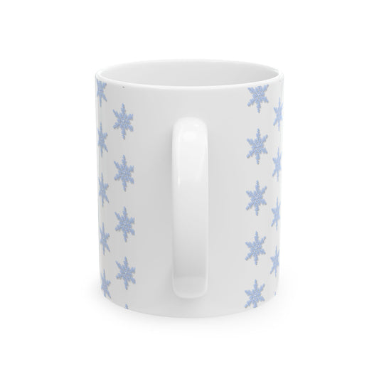 Ceramic Star Pattern Mug - Cozy Home Vibe, Perfect Gift for Winter, Unique Coffee Cup, Ideal for Birthdays, Holidays, and Cozy Gatherings