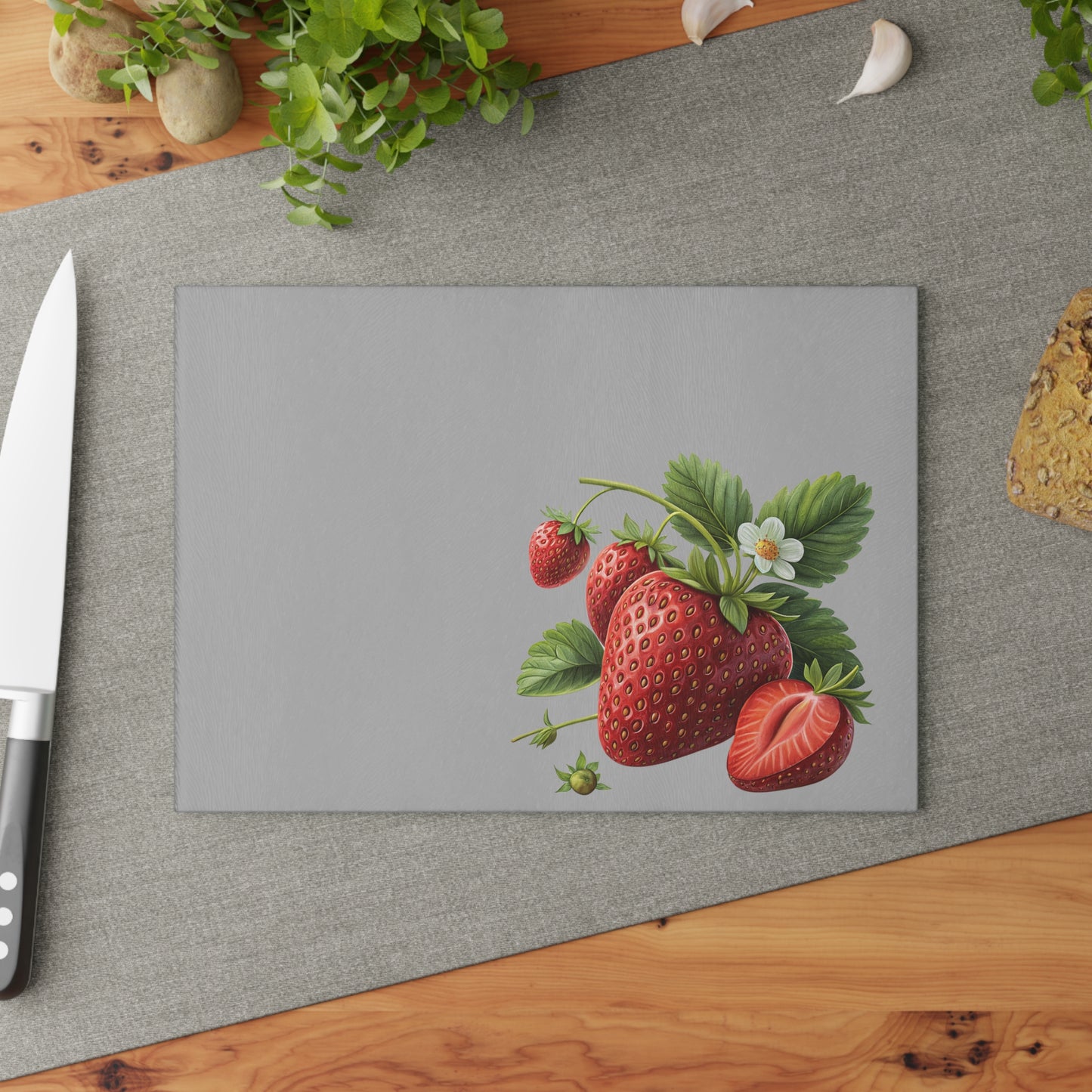 Strawberry Glass Cutting Board