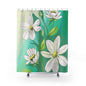 Vibrant Floral Shower Curtain, Boho Bathroom Decor, Great for Home Makeovers, Ideal Gift for Housewarmings and Weddings, Nature-Inspired