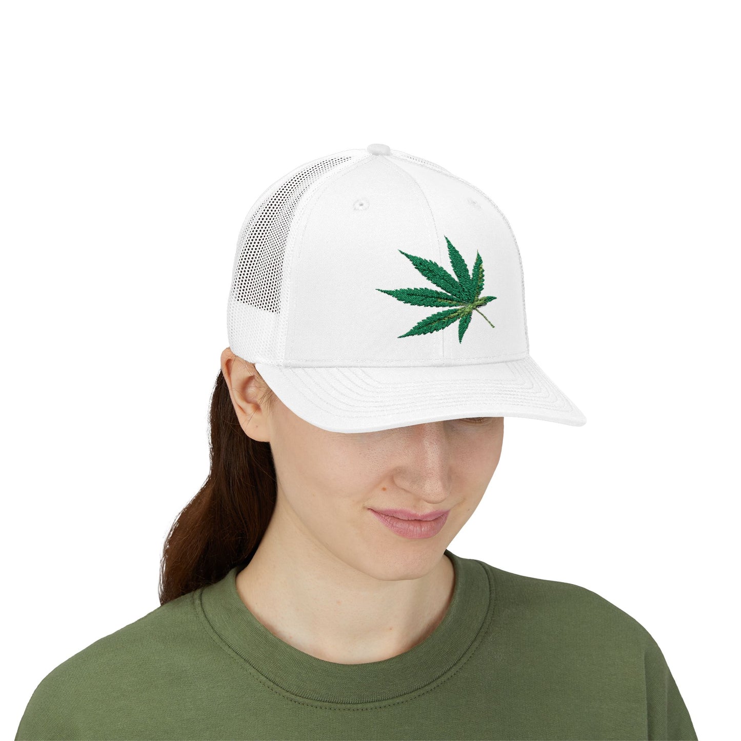 Cannabis Leaf Snapback Trucker Cap | Stylish Hat for Weed Enthusiasts | Perfect for Festivals, Parties, Gifts, and Outdoor Adventures