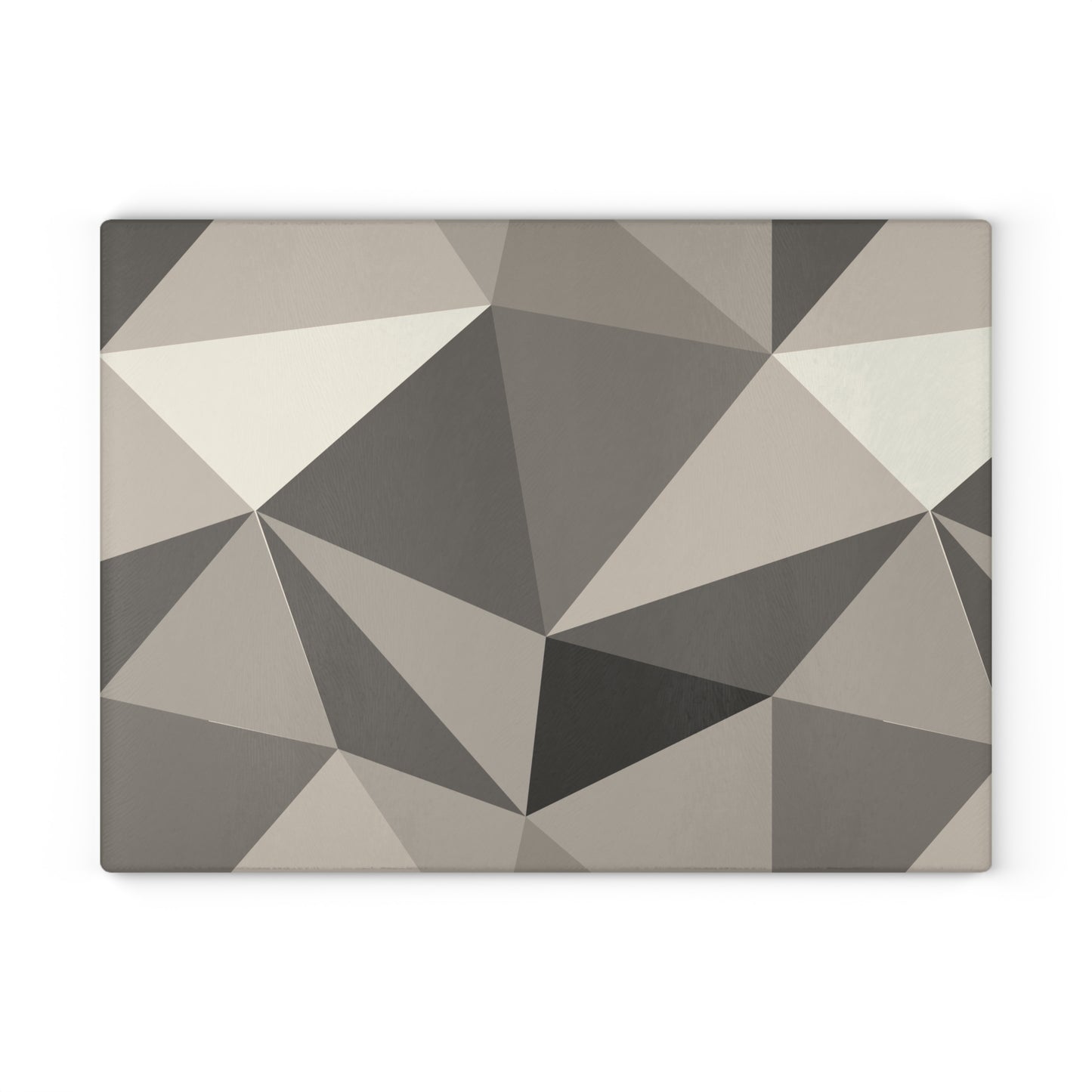 Stylish Glass Cutting Board, Geometric Kitchen Decor, Modern Gift for Chefs, Housewarming, Wedding, Functional Art