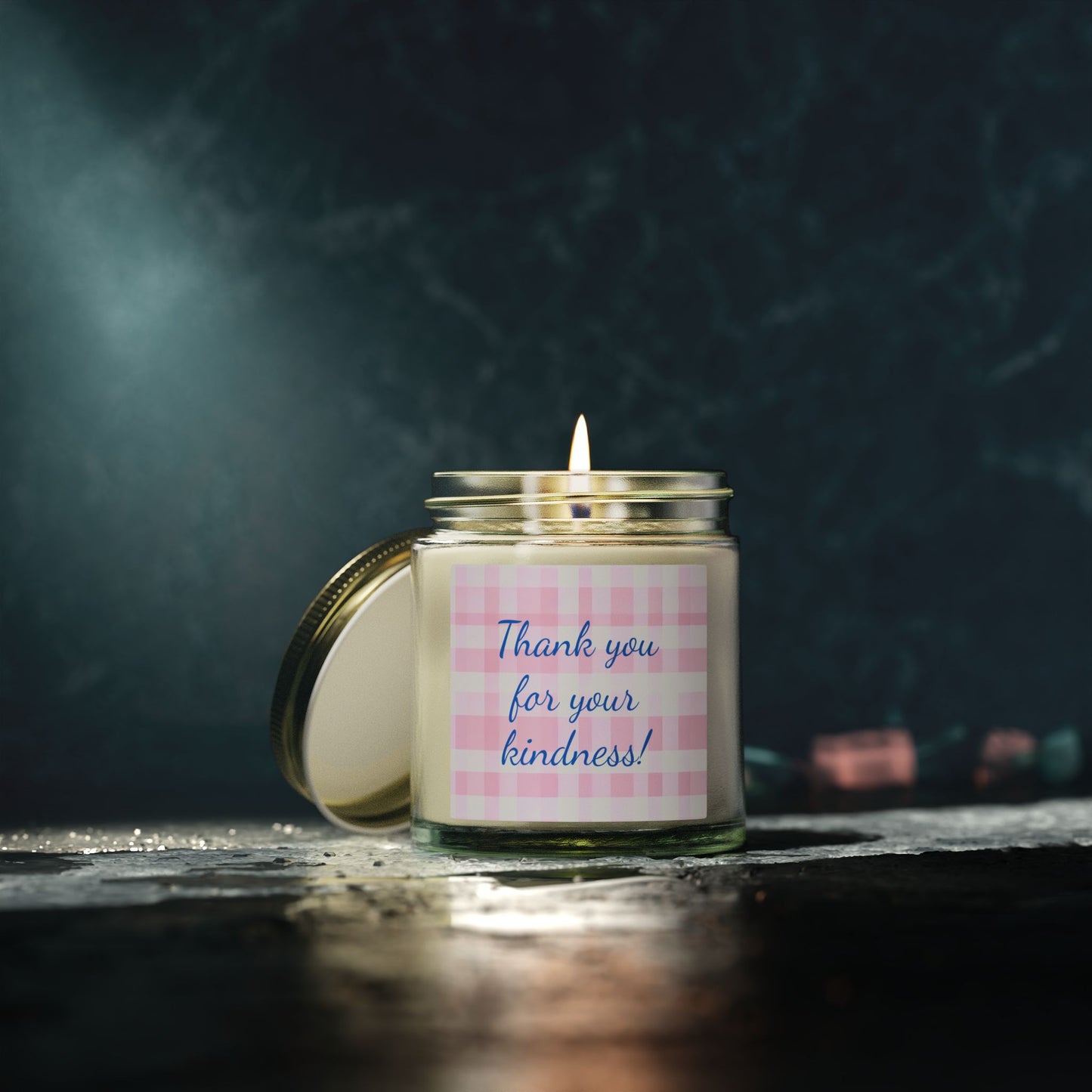 Thank You For Your Kindness Scented Candle (Coconut Apricot Wax)