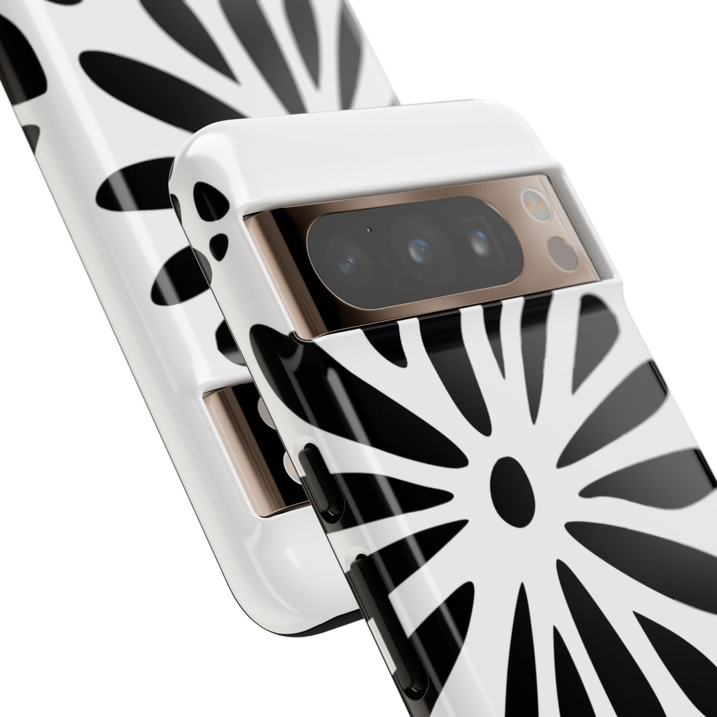 Stylish Phone Case with Floral Design, Tough Phone Cover for Her, Trendy Black and White Cell Phone Case, Unique Gift for Birthdays [...]