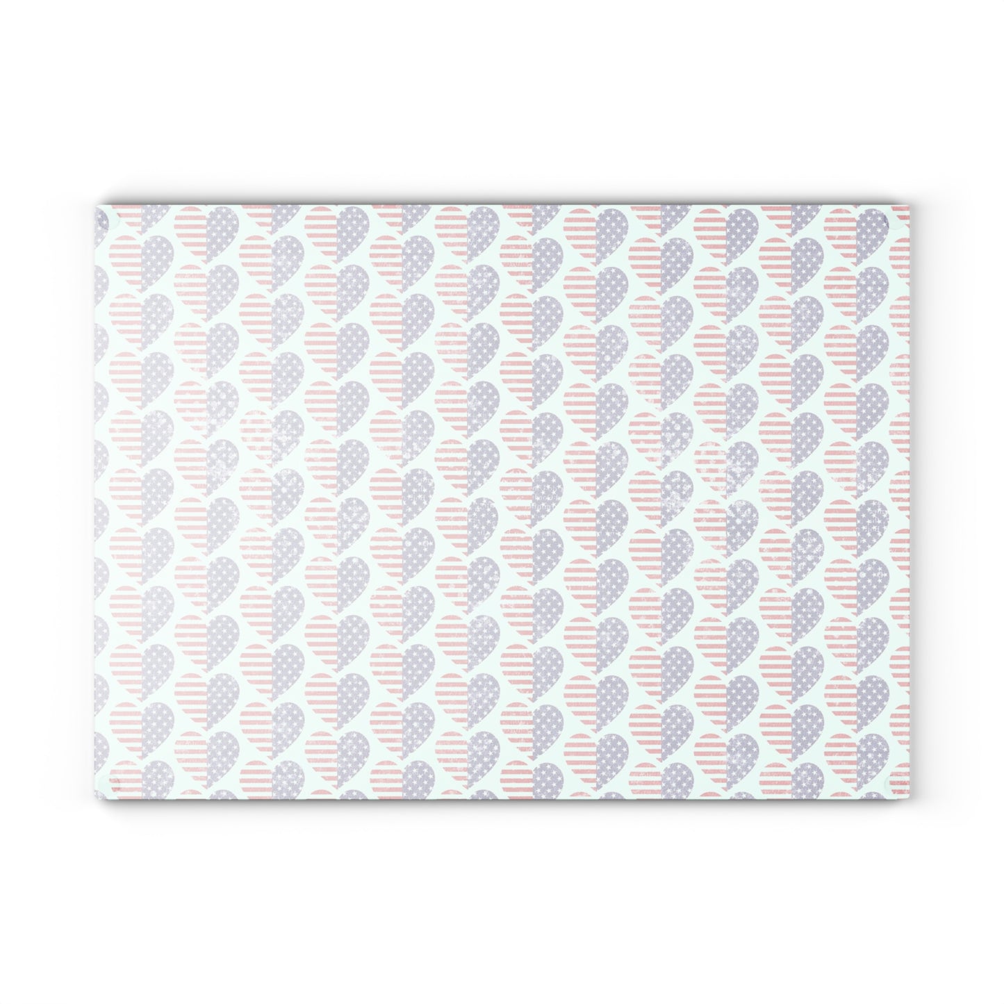 Patriotic Glass Cutting Board for Home Chefs