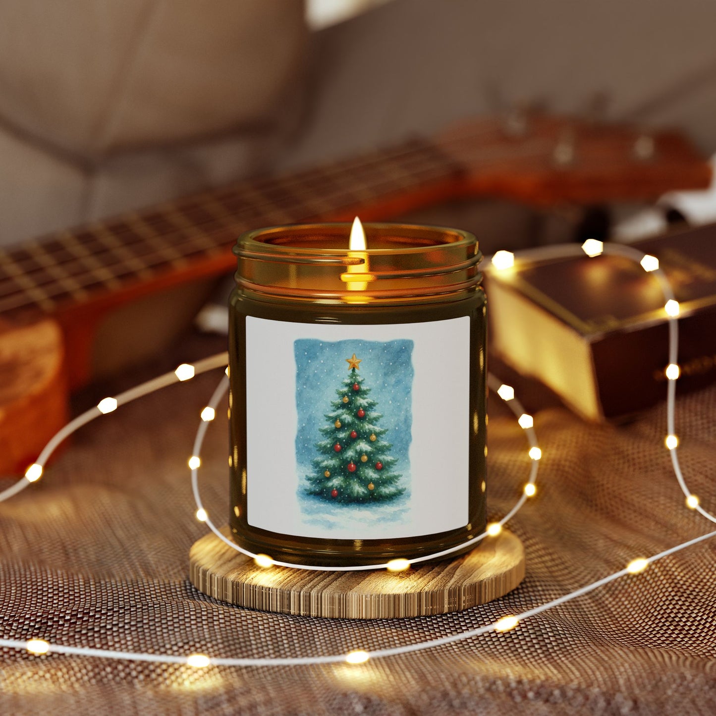 Christmas Tree Scented Candles | Cozy Holiday Decorative Candles