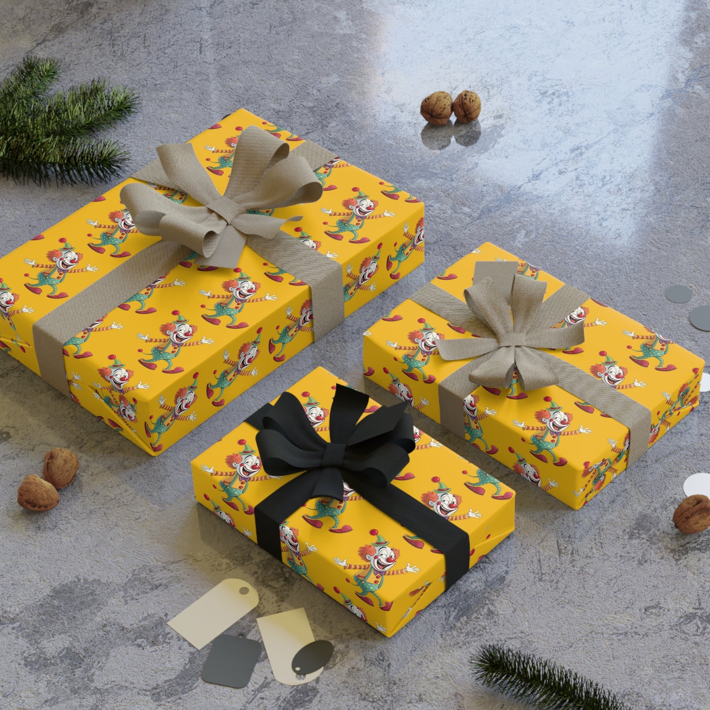 Brightly Animated Gift Wrapping Paper Roll, Birthday, Holiday, Party Decor, Present Wrap, Festive Gift Wrap