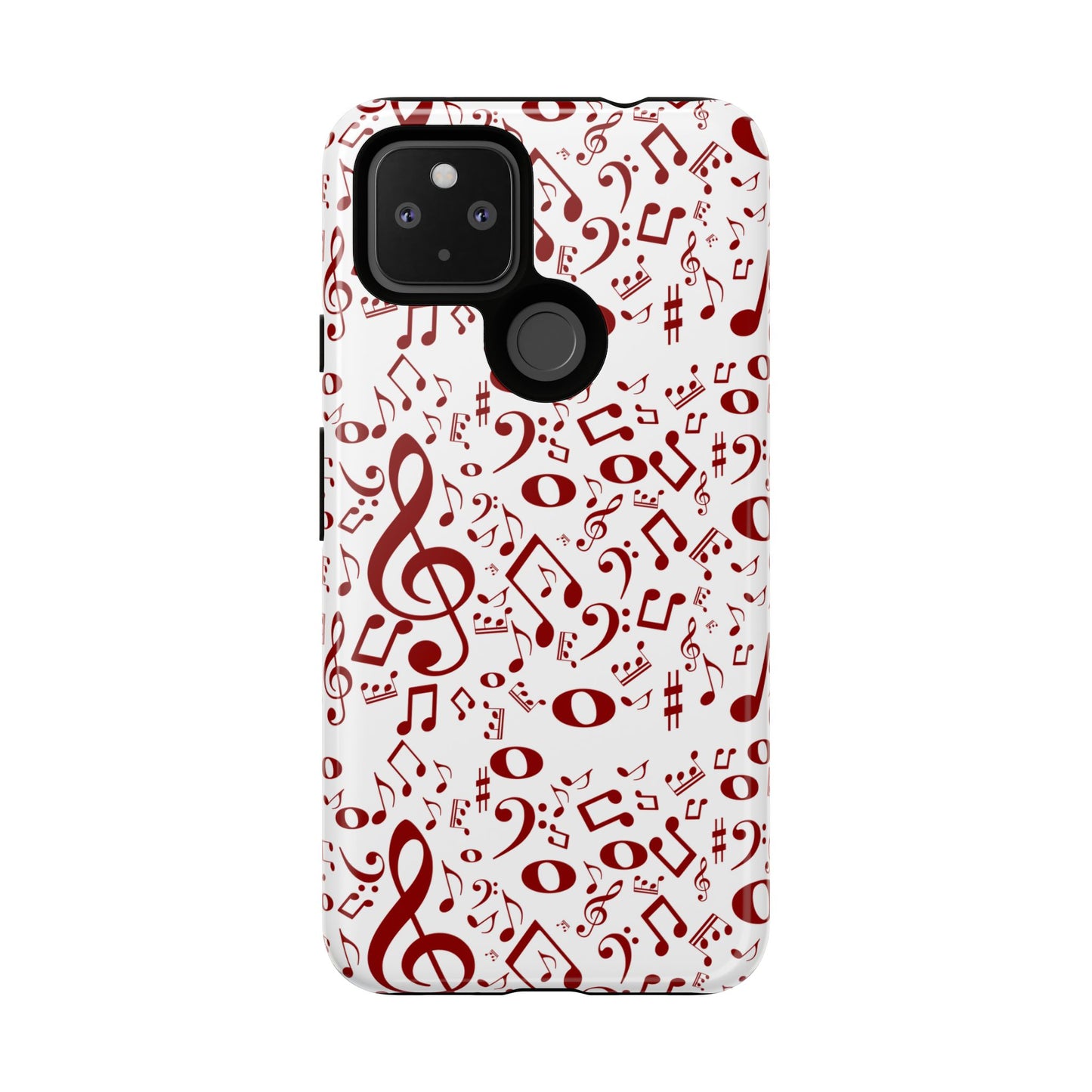 Musical Note Phone Case, Tough iPhone Cover, Gift for Musicians, Customizable, Music Lover's Accessory, Durable Phone Protection