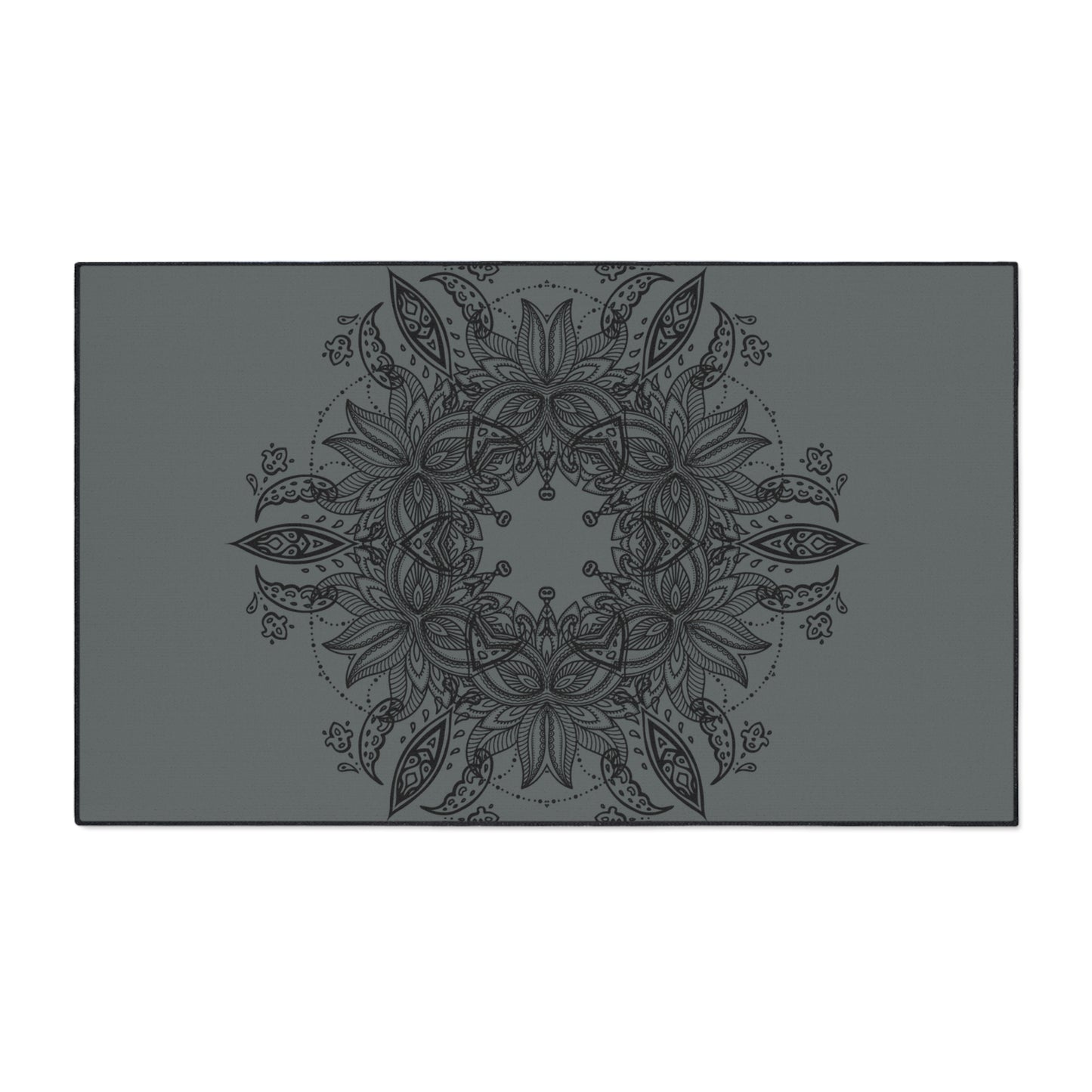 Decorative Mandala Floor Mat — Heavy Duty Non‑Slip Entry Rug