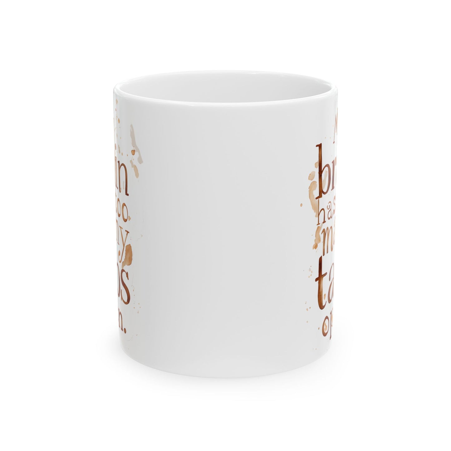 Coffee Lover's Ceramic Mug - Perfect Gift for Birthdays, Holidays, and Coffee Enthusiasts, Unique Kitchen Decor, 11oz or 15oz