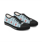 Lobster Nautical Low-Top Sneakers —  Coastal Sailboat Print