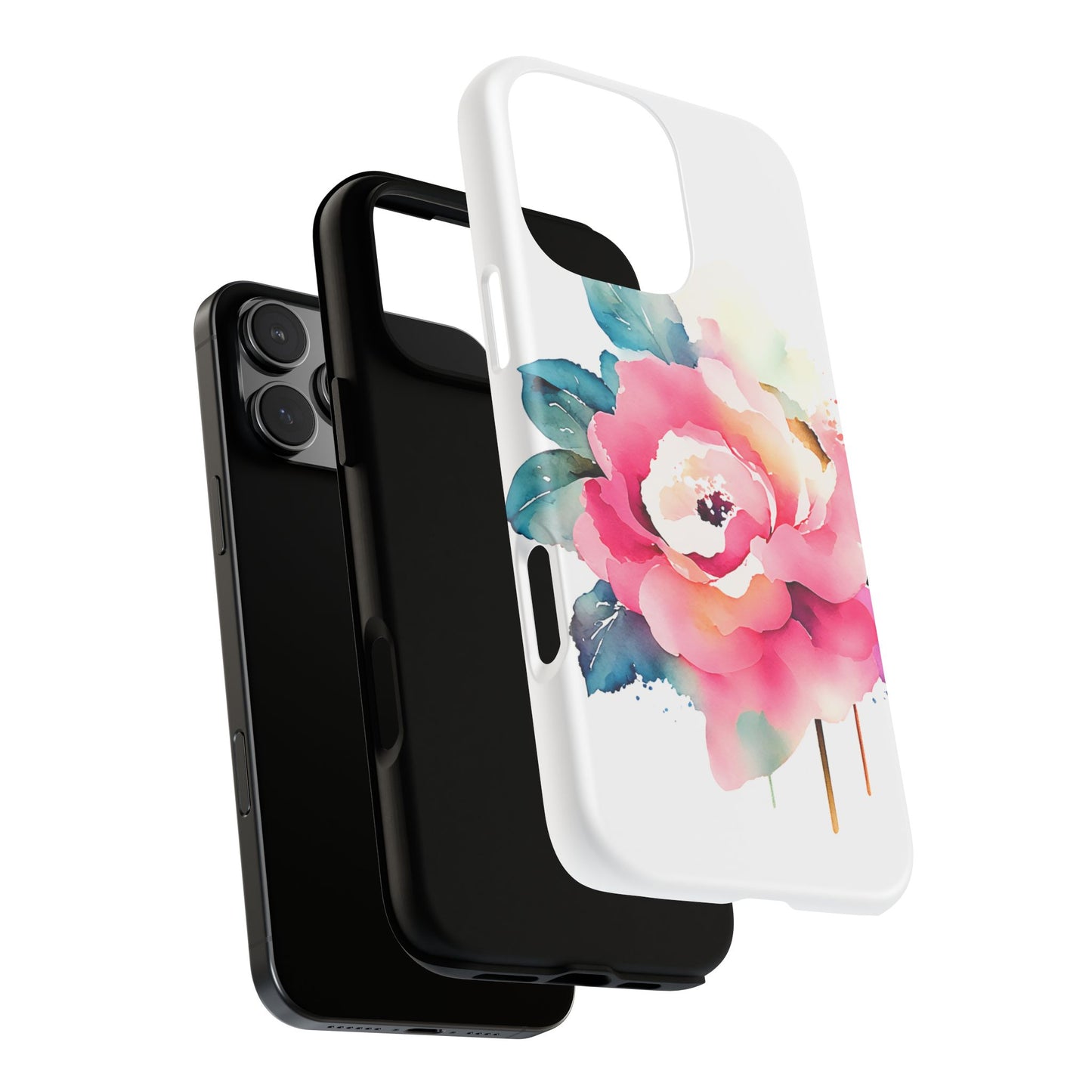 Floral Phone Case - Vibrant Rose Design