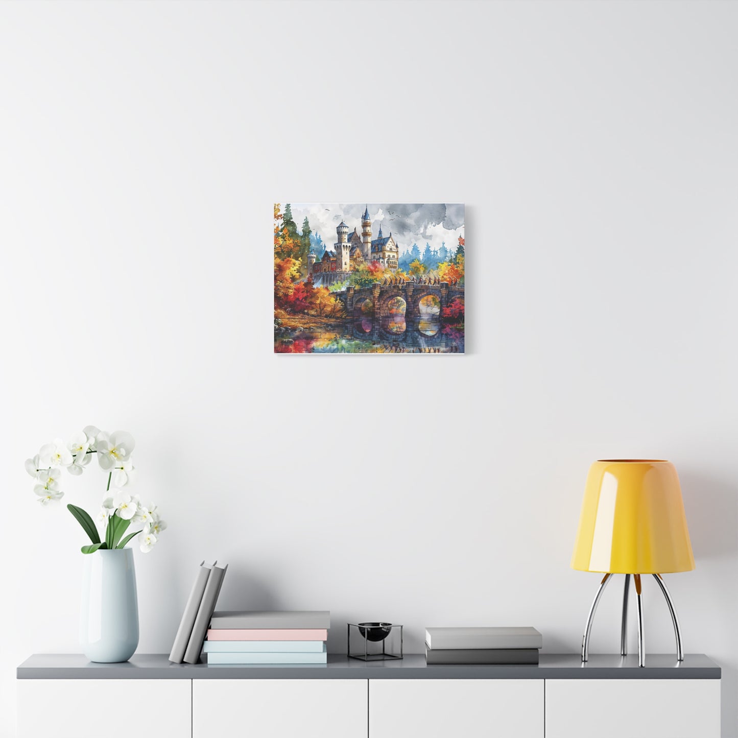Matte Canvas, Stretched, 1.25" - Castle