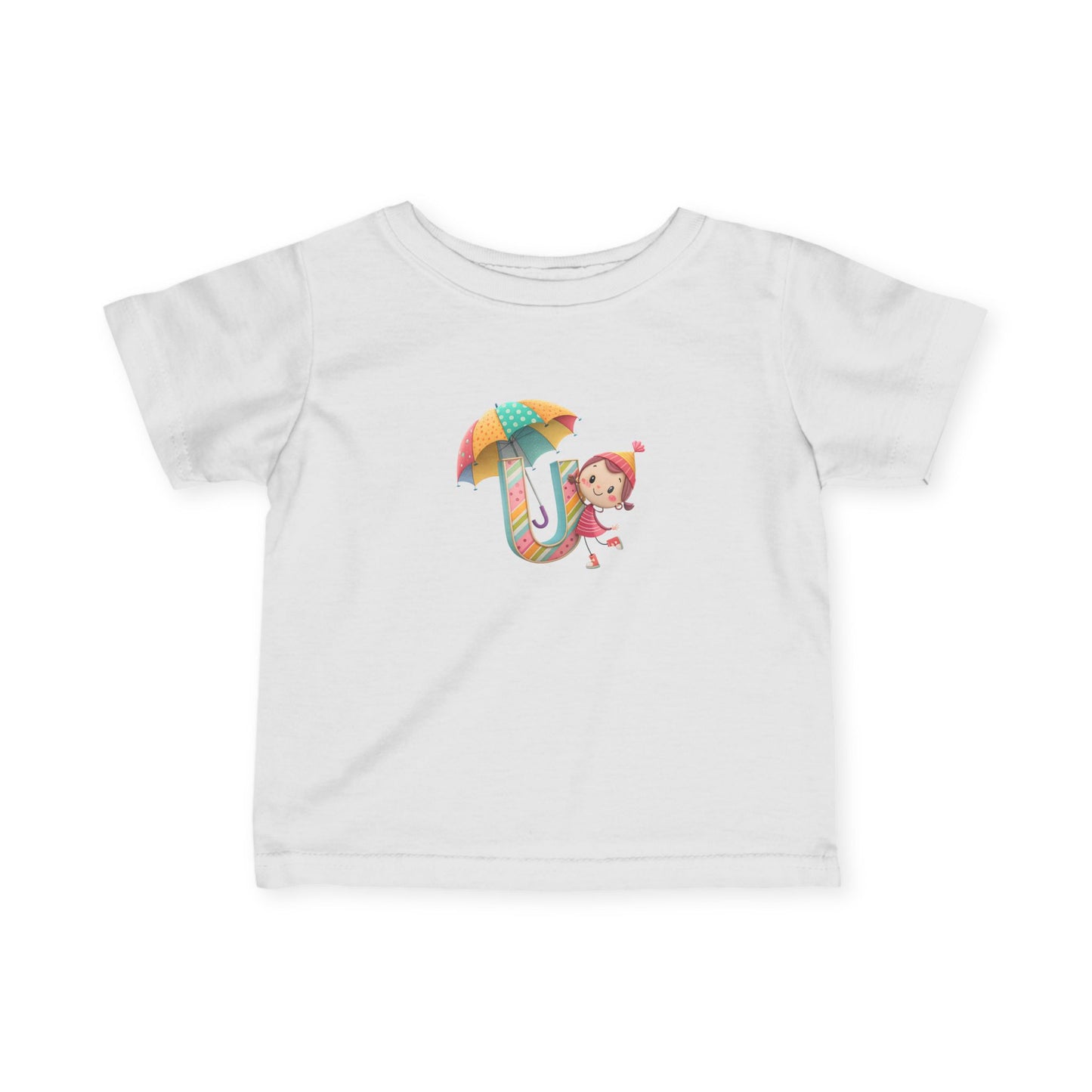 Adorable Infant Fine Jersey Tee with Colorful Umbrella Design, Baby Tee, Toddler Shirt, Cute Kids Clothing, Playtime Outfit, Gift for [...]